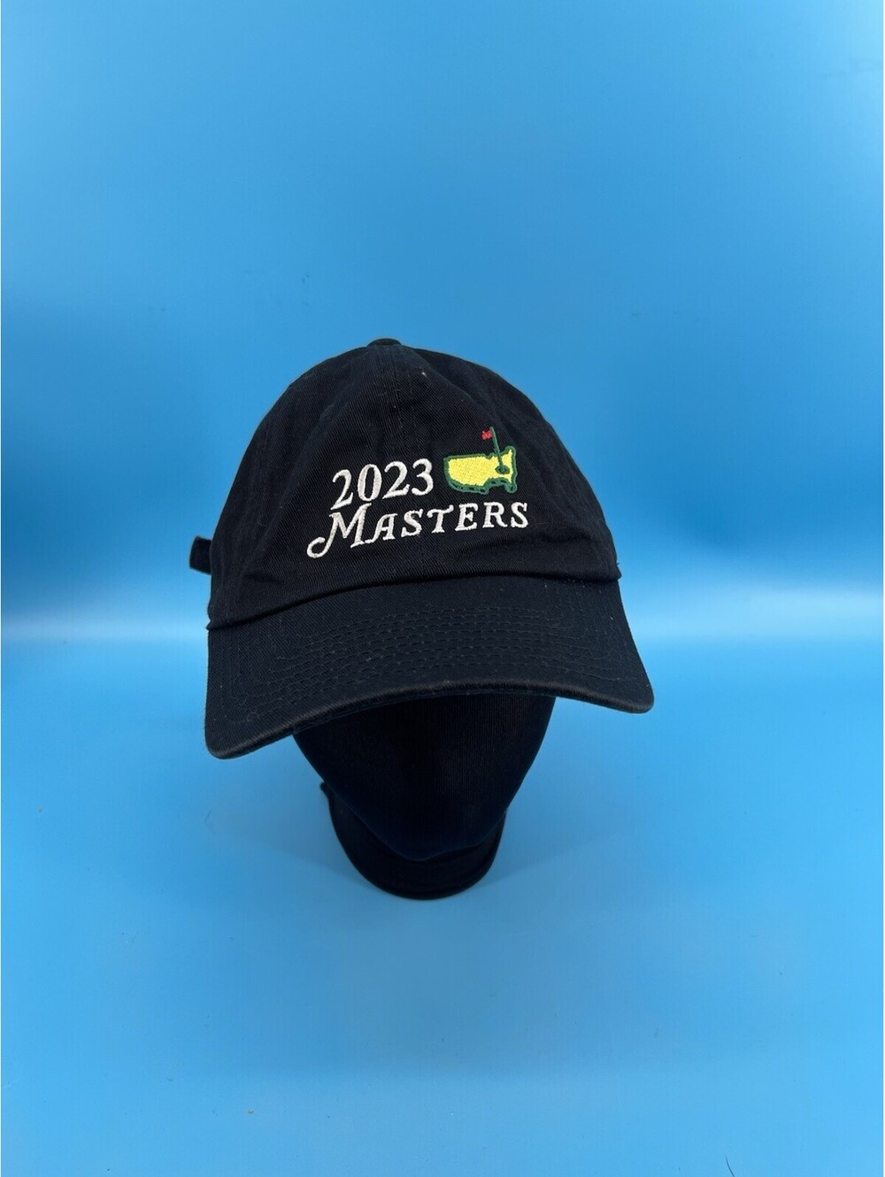 2023 Masters Tournament Augusta National Black Adjustable Golf Dad Hat Cap